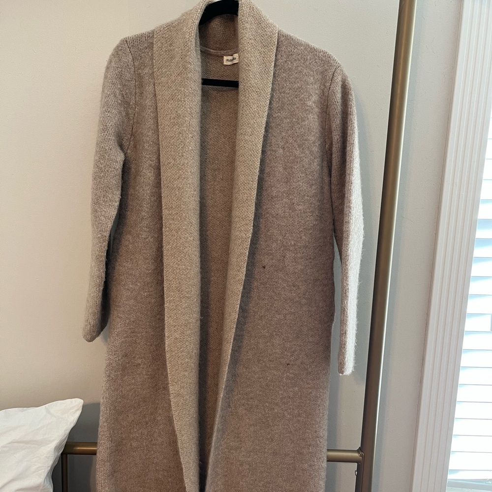 Wool Long coat/cardigan